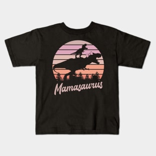 Mamasaurus T-Rex Dinosaur Kids T-Shirt